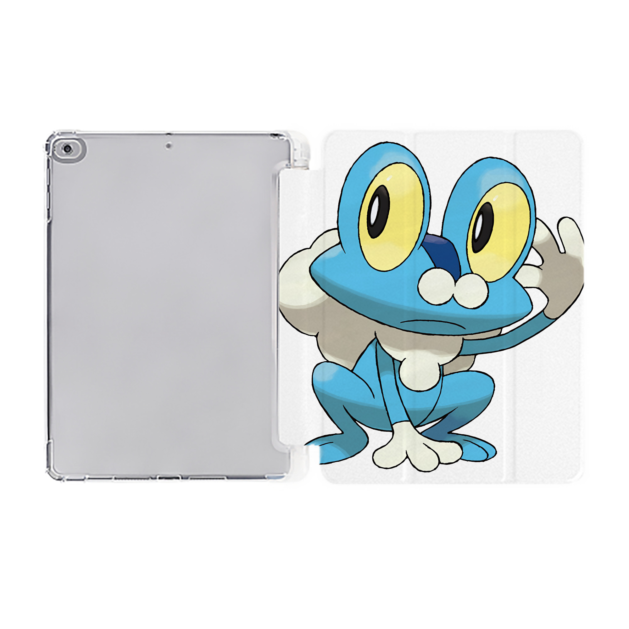 （画像用） ポケットモンスター Pokémon IPad ケース ペン収納付き 三つ折りスタンド PUレザー×シリコン 対応機種9.5/10.5/10.9インチ